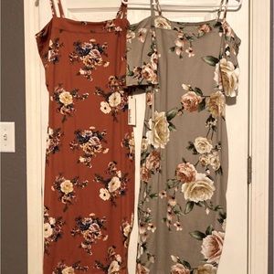 2 Haute Mondo bodycon midi Dresses